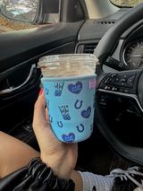 Fuck Off Cowboy Iced Coffee Koozie