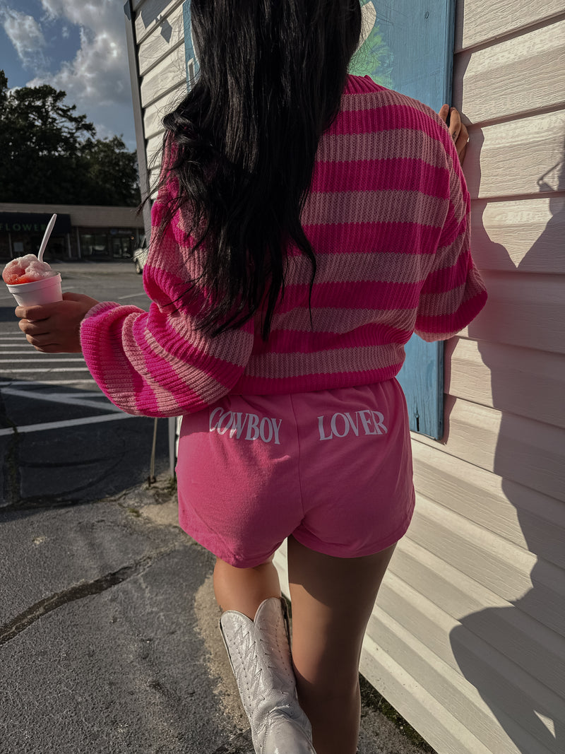 Cowboy Lover Shorts (Pink)