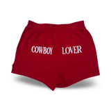 Cowboy Lover Shorts (Red)