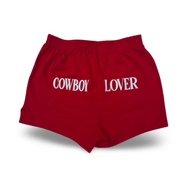 Cowboy Lover Shorts (Red)
