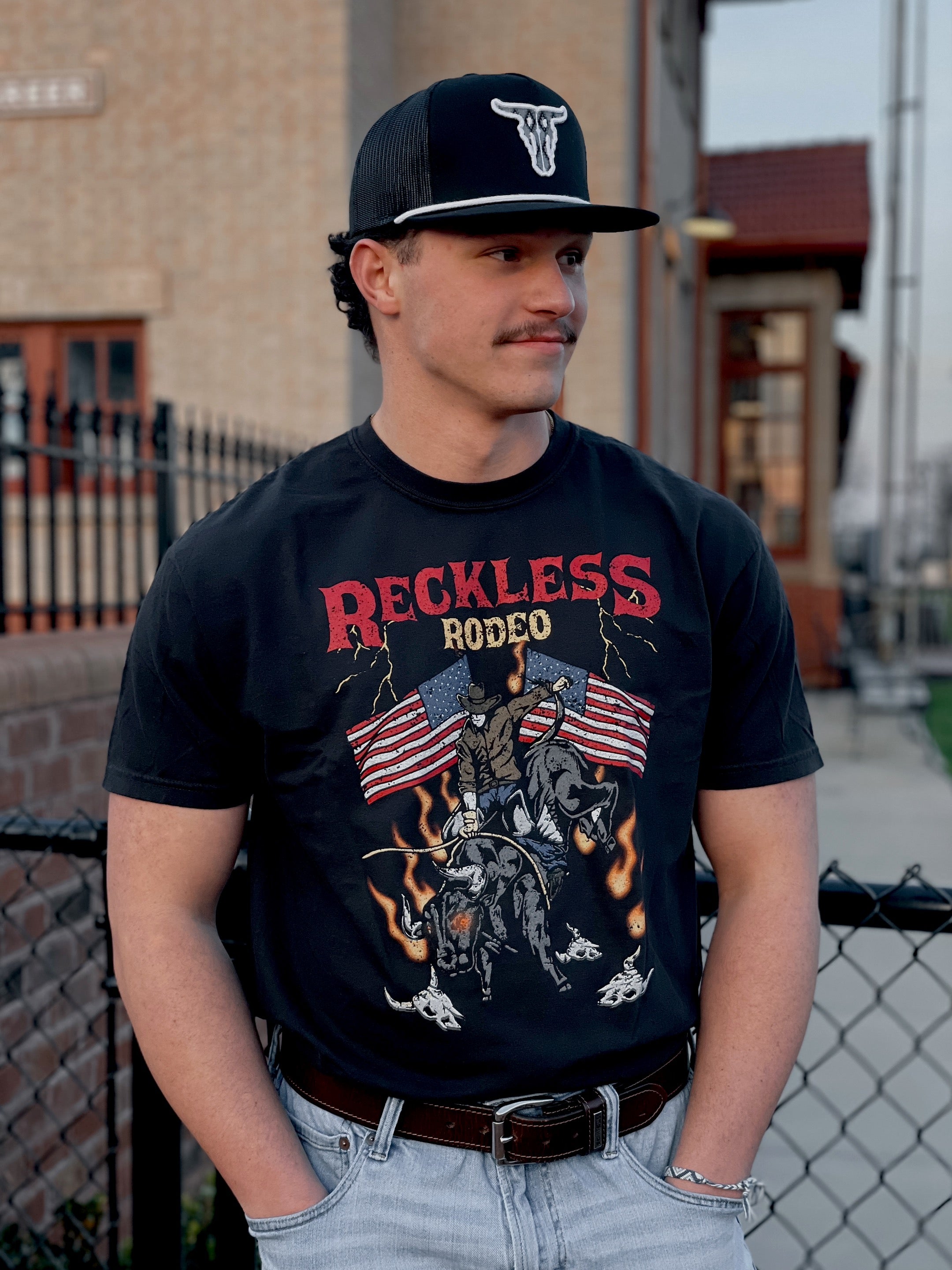 “American Rider” Vintage T-shirt – Reckless Rodeo
